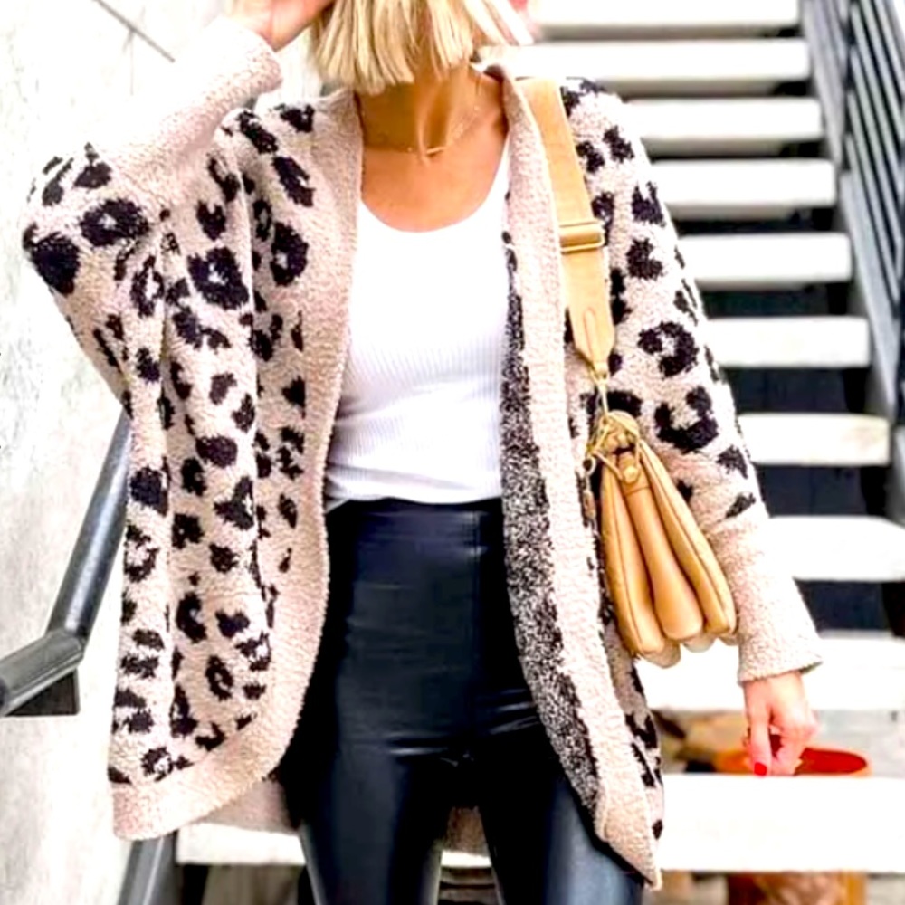 🐆 Mudpie SOFT and Cozy Cheetah 🐆 Cardigan